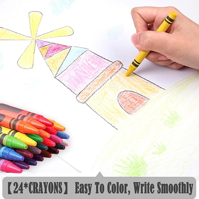 DLUCKY 208 PCS Art Supplies Drawing Art Kit Adults for Kids Art Set,Black