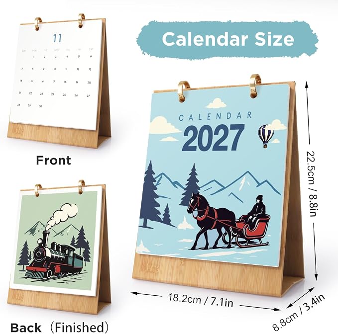 Lnjsipam Paint by Numbers Calendar 2027 - Vehicle Calendar Paint by Number | Vehicle Paint by Numbers Calendar, Easy DIY Calendar, Unique Gift for New Year, Vehicle Paint by Number Kit for Adults