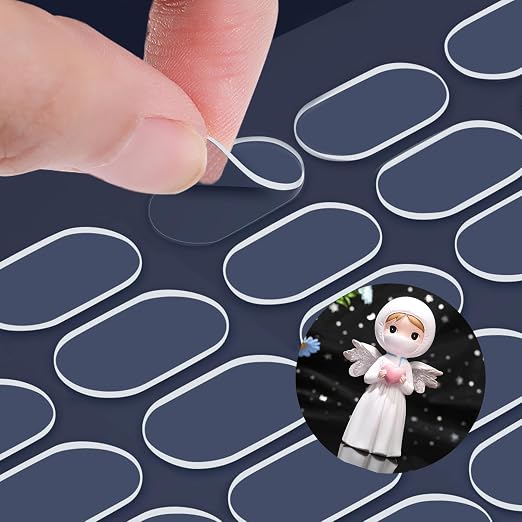 Adhesive Stick dots Two-Sided Sided Mounting Putty Stick Tack for Wall Hanging Crafts Balloons Festival Party Decorations,Clean Removable(0.39"*0.78"-700)