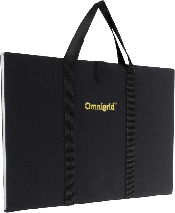 Dritz Omnigrid Fold-Away Cutting & Pressing Station, 13' x 19', Black