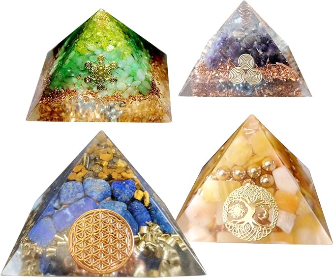 LET'S RESIN Pyramid Molds for Resin,Large Silicone Pyramid Molds,Silicone Resin Molds for DIY Memorial Gifts, Jewelry,Great for Paperweight, Home Decoration(Height:15cm/5.9inch)