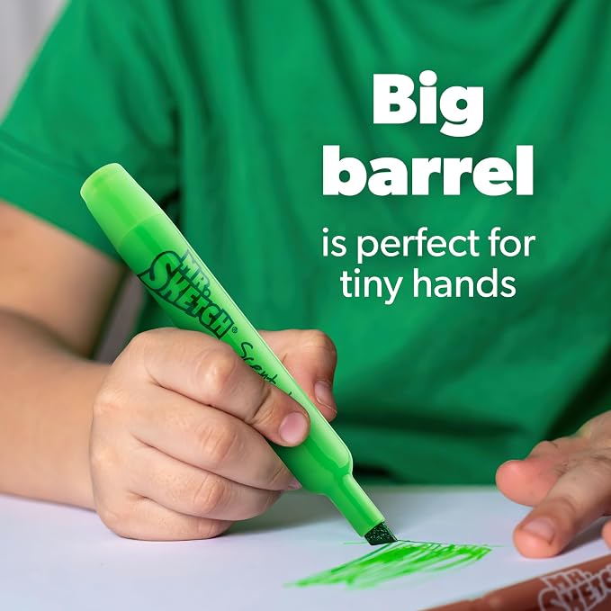 Mr. Sketch Scented Markers, Chisel Tip, Assorted Colors, 22 Count - Fun for Kids, Coloring, Spark Creativity, Arts & Crafts
