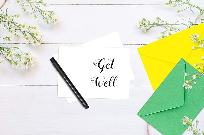 Colorful Envelopes with Blank Flat White Cards 5" x 7" Assorted Colors 105 Pack Card Making Supplies for Birthday, Graduation, Baby Shower