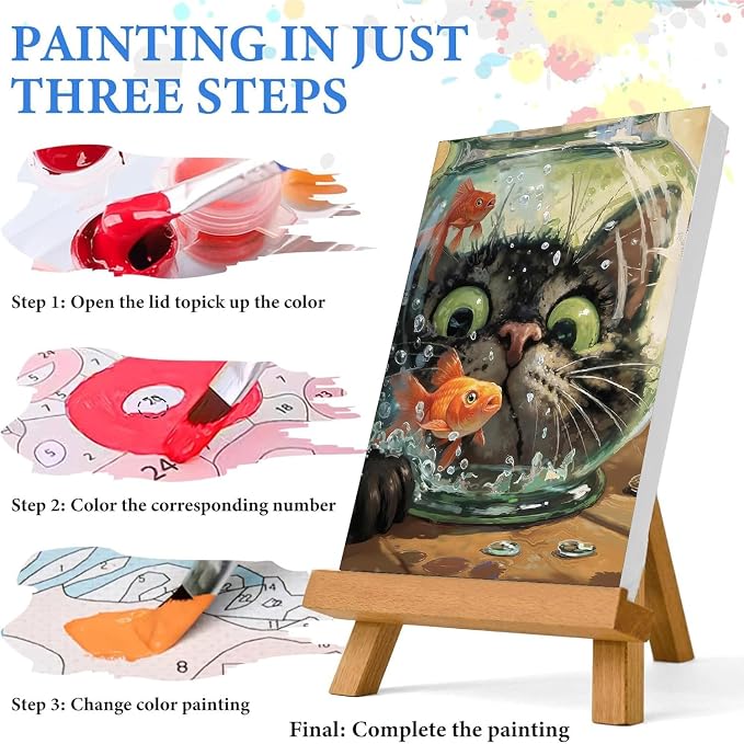 WUDWL Paint by Numbers Kit for Adults Beginner, with Framed