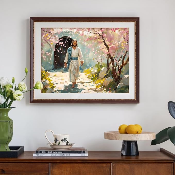 Jesus Diamond Art Kits for Adults,Cherry Street Diamond painting Wall Decor