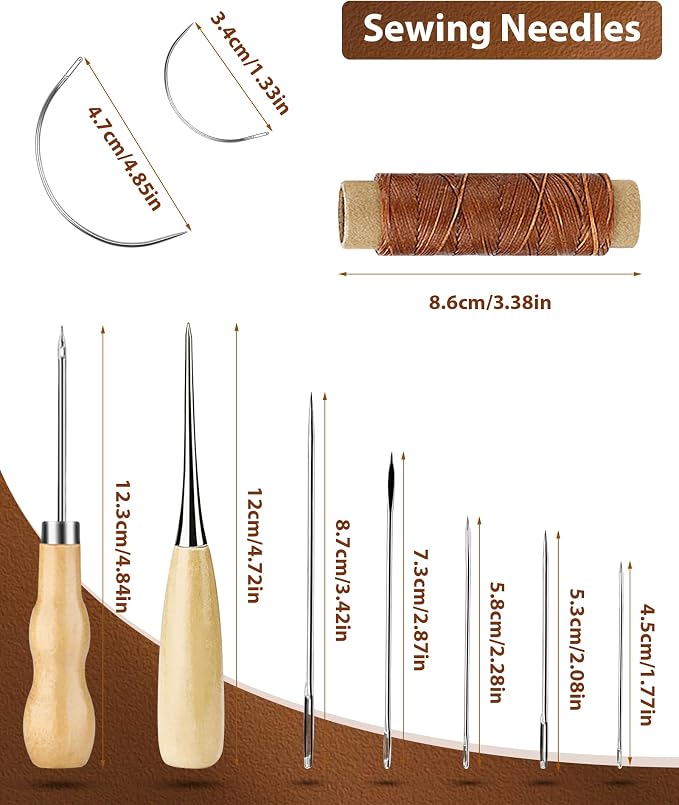 Leather Working Tools for Beginners: Professional Leather Tools with Punch