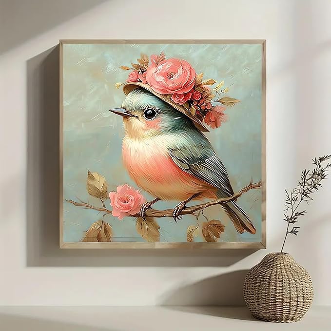DAZZLEDOTS 4 Pack Bird Diamond Art Kits for Adults, Bird Diamond Painting