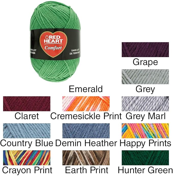 RED Heart Comfort Yarn, Claret