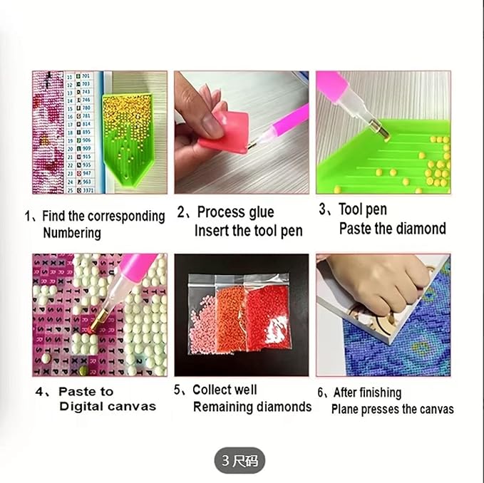5D Diamond Painting Kit, DIY Diamond Painting Kits for Beginners, Diamond Art for Adults, Flower Diamond Painting,Daisy Sunset Design, Full Drill, 14x14 Inches