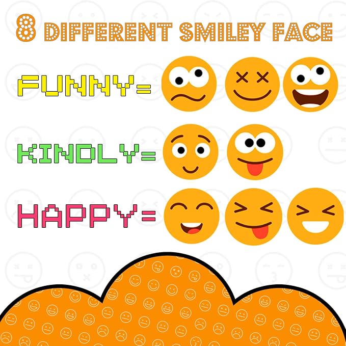 1500 Pcs Smiley Face Stickers Motivational Stickers for Teachers