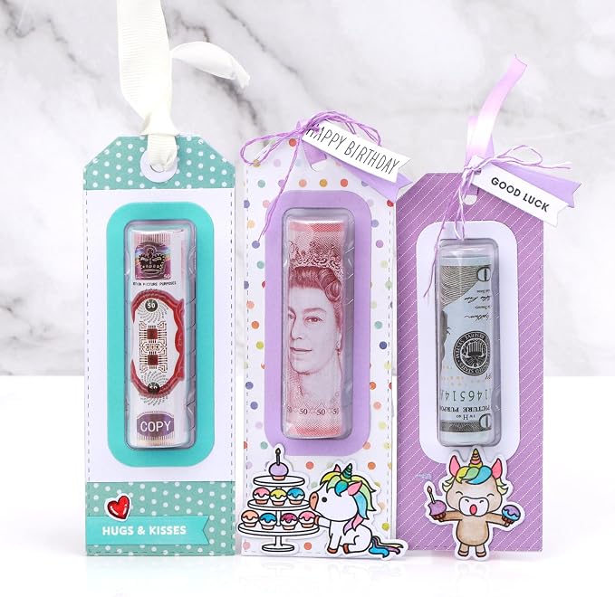BAOFALI 100PCS 3.4x1.4inch Plastic Clear Rectangle Domes; Self-Adhesive Lip Balm Pouches Money Holder for DIY Craft Gift Cards Shaker Card Making Handmade Crafts Clear Pouch Cover Scrapbooking Tool