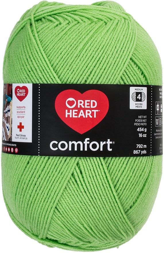 RED Heart Comfort Yarn, Melon Green