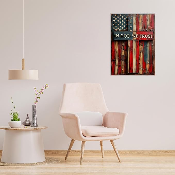 MAXBYE American Flag Framed Paint by Numbers Kits for Adults with Wooden Easel, Easy Adult Paint by Number Kits on Canvas, DIY Oil Paintings for Beginners Gift Home Wall Decor 10×14 Inch