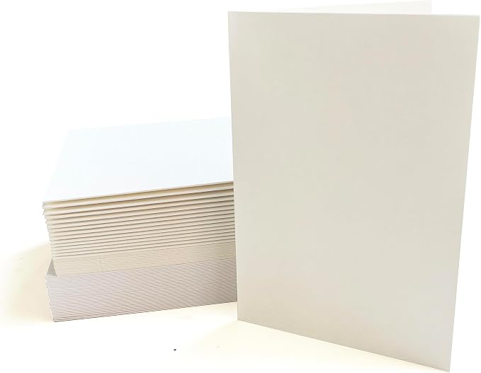 ANSSDO 50 Packs Blank Watercolor Cards with Envelopes Set 4x6 Inch