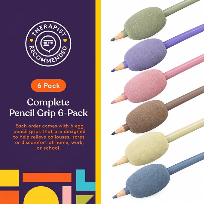 Special Supplies Egg Pen-Pencil Grips for Kids and Adults