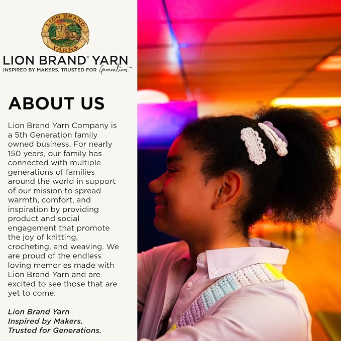 Lion Brand Yarn, DIY Glow, Glow in the Dark Yarn, Natural Off White, 3 Pack