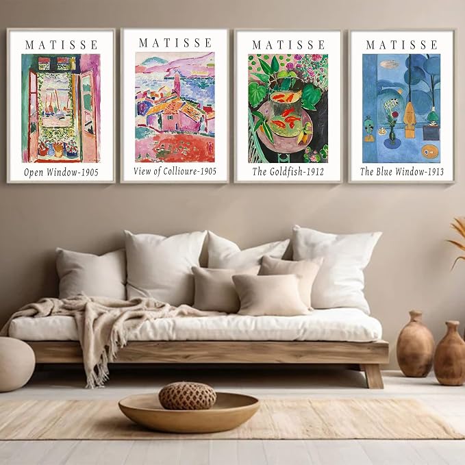 6Pack Matisse Diamond Art Kits for Adults Diamond Painting Kit for Beginner