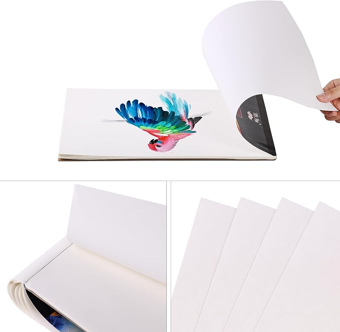 Mr. Pen- Disposable Paint Palette Paper Paint Pad, 12"x16", 40 Sheets | Acrylic Paint Paper, Suitable for Watercolor, Gouache, Acrylic and Oil Paints, Tear-Off Palette Sheets for Painting