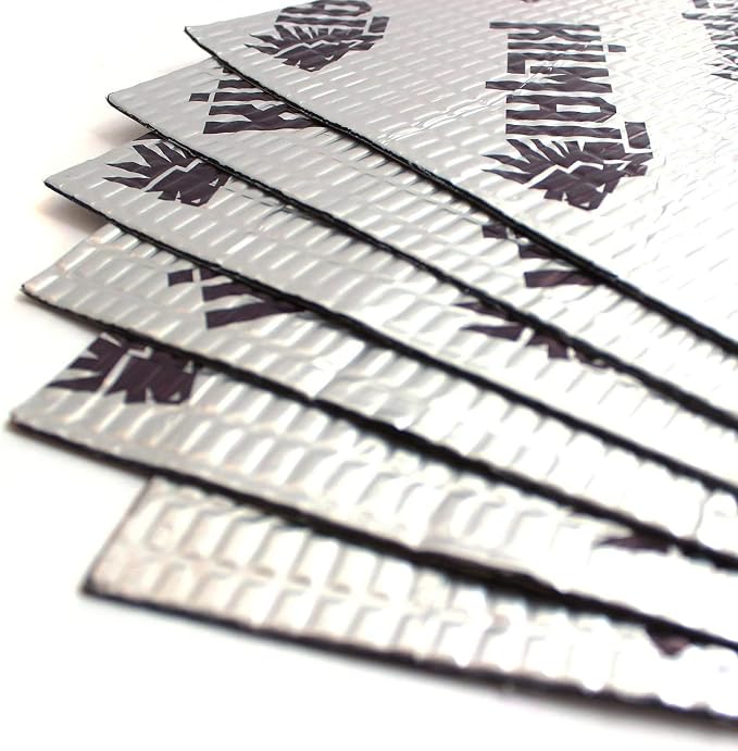 80 mil 10 sqft Car Sound Deadening Mat, Butyl Automotive Sound Deadener, Audio Noise Insulation and dampening