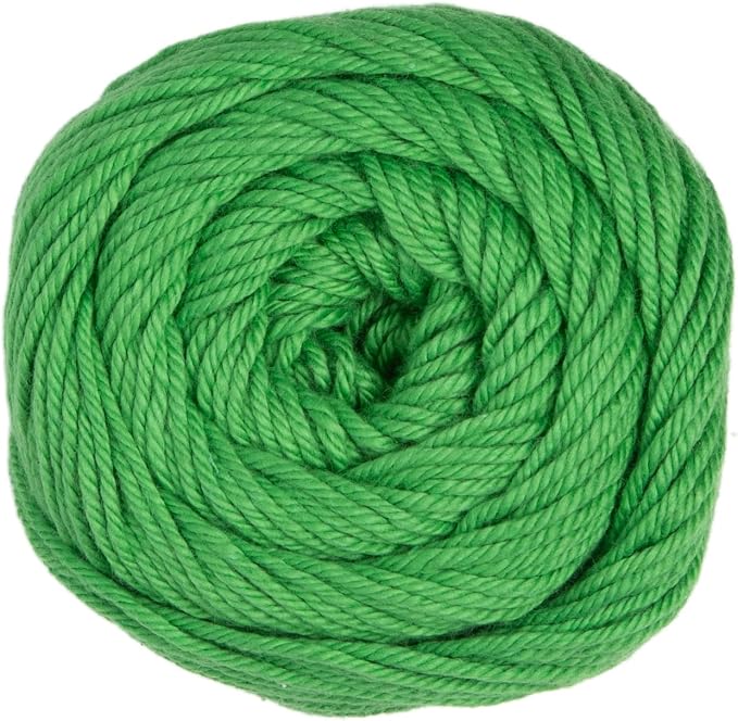 Knit Picks Dishie Green Worsted Weight 100% Cotton Yarn for Crocheting