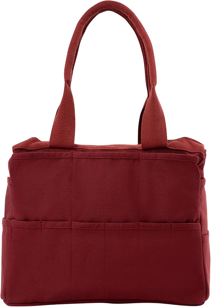 Soolla Studio Bag: Art Supply Storage Organizer & Pottery Tool Bag, Washable Tote, Yarn Bag, Crochet, 30 Pockets, 15+ Colors