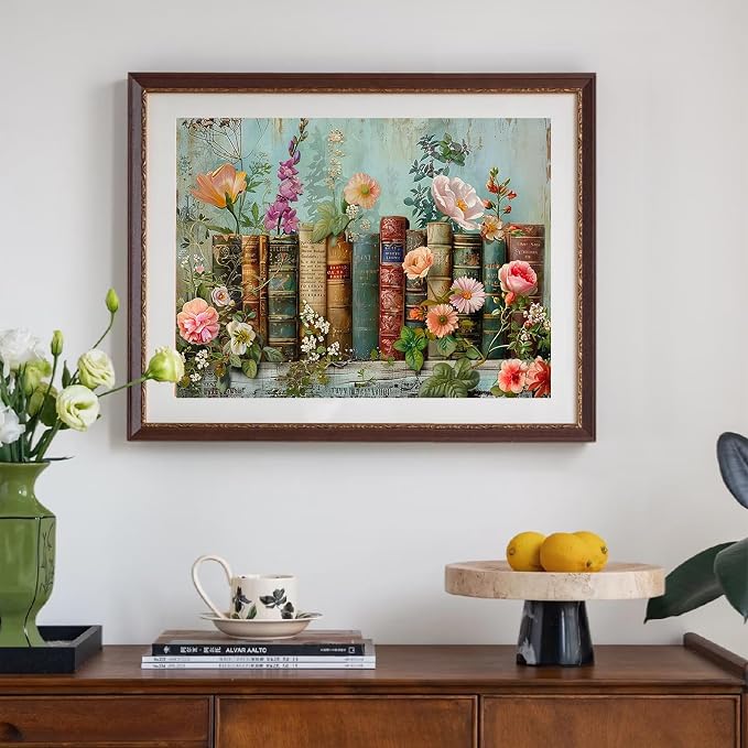Flowers Square Diamond Art Kits for Adults,Hydrangea Diamond Painting