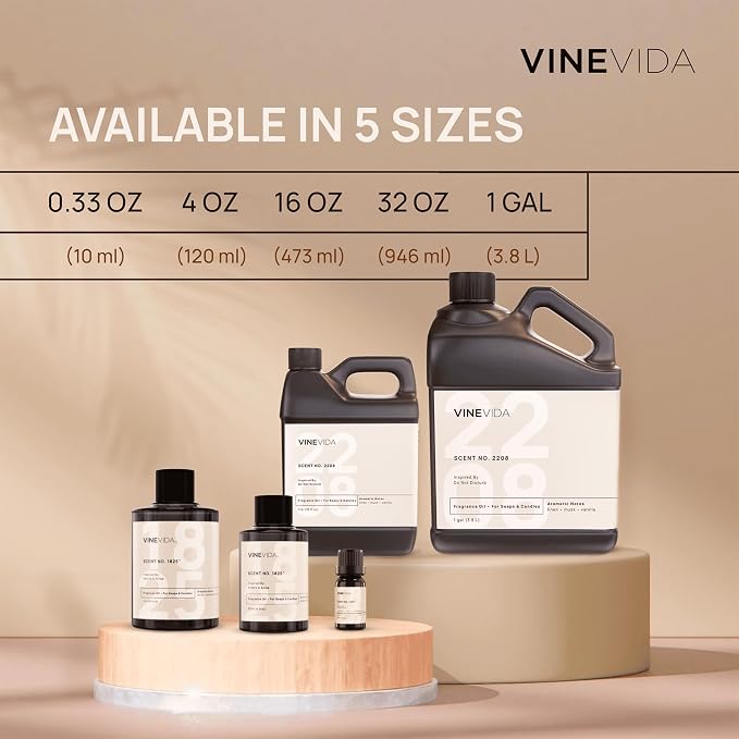 VINEVIDA [32oz] Vanilla Pumpkin Marshmallow Fragrance Oil - Fall Scents for Candle Making