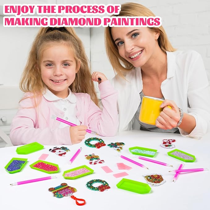 90PCS Diamond Art Painting Kits Tools 5D with 10 Drill Pen Grip Tray