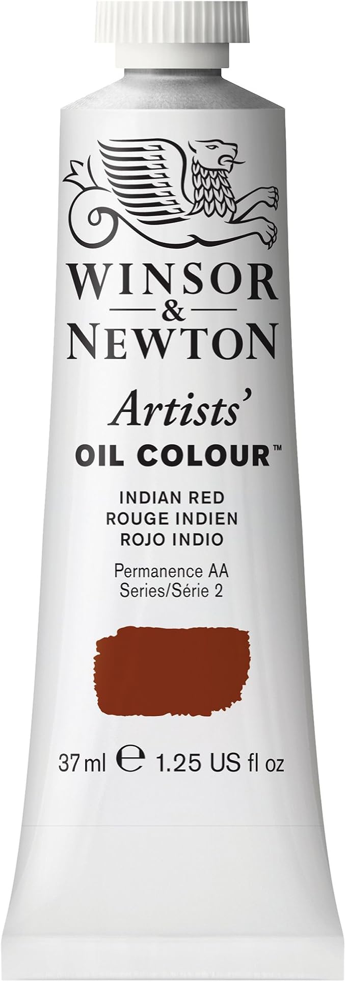 Winsor & Newton Artists' Oil Paint, 37ml Tube, Indian Red