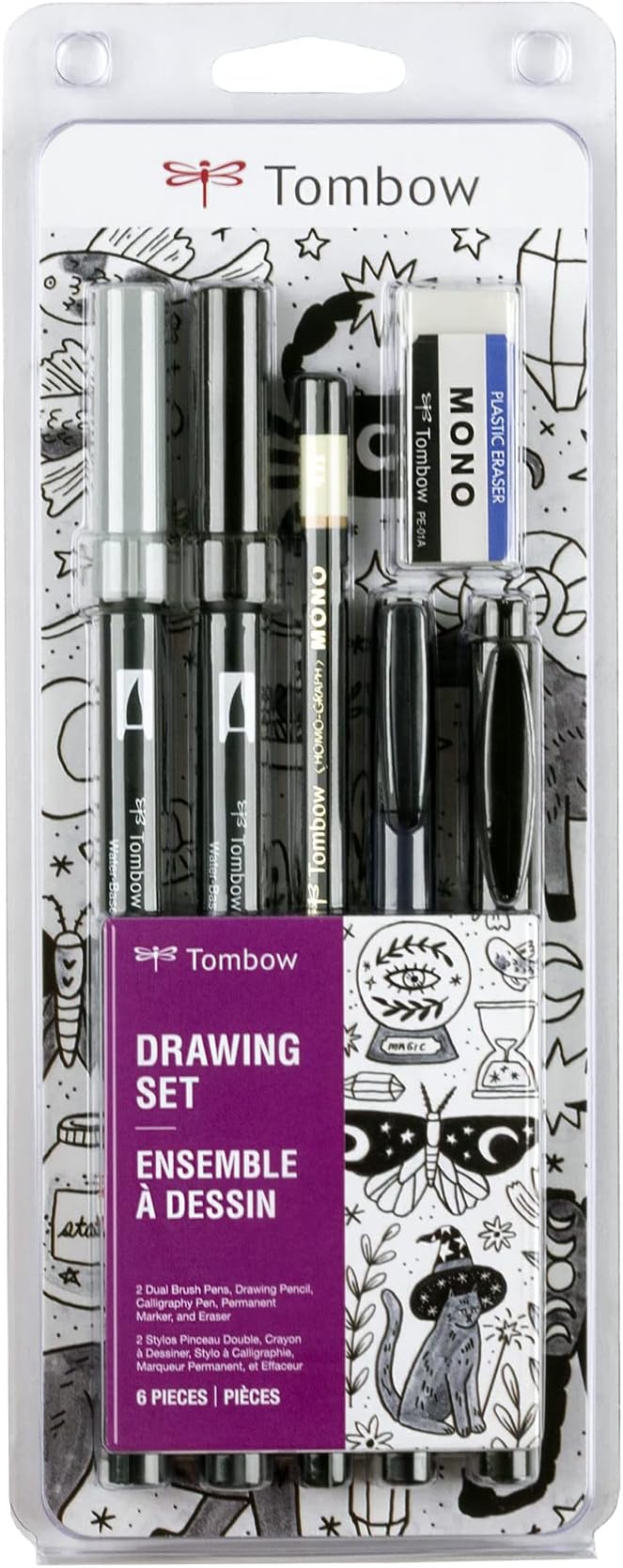 Tombow 56303 Drawing Set 6-Pack. Products for doodles and illustrations
