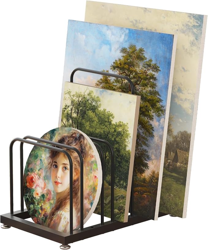 Art Storage Rack,Countertop Art Rack