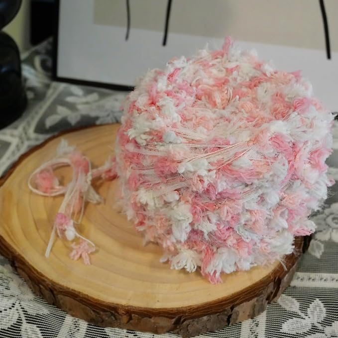 Artisanal Yarn Fancy Yarn Multifiber Blended Yarn Novelty Colorful Soft