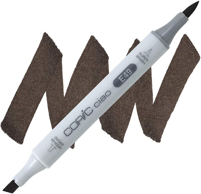 Copic Ciao Markers, Dark Bark
