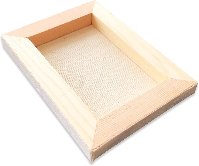 LWR CRAFTS Mini Stretched Canvas 3" X 4" Pack of 10
