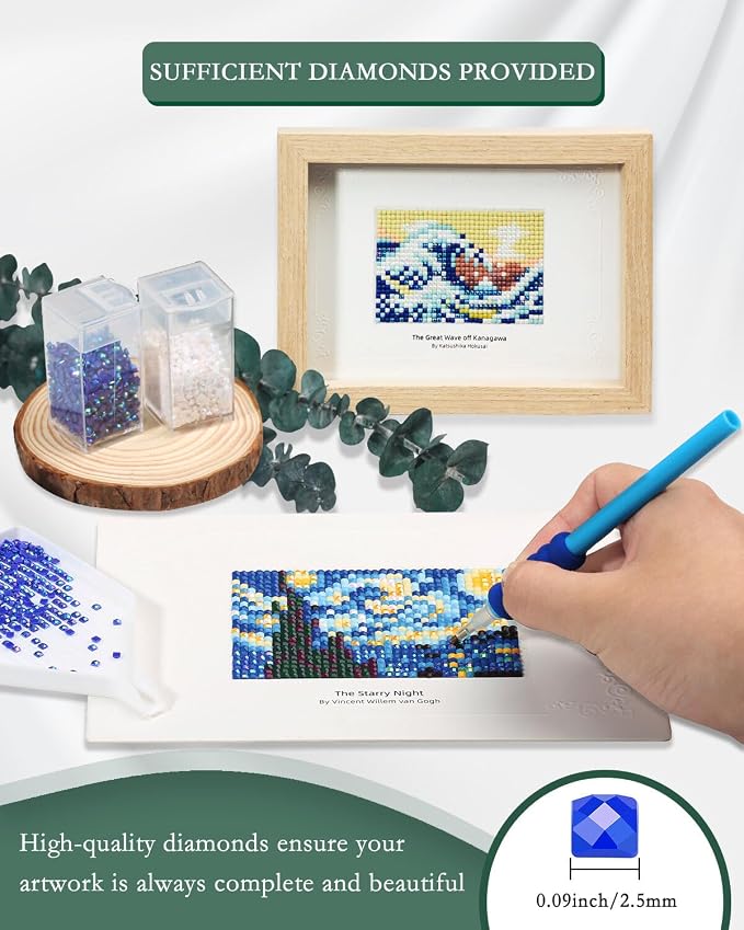 forever young Minigem Classic Diamond Art Kits, 5x7 Inch Postcard-Style