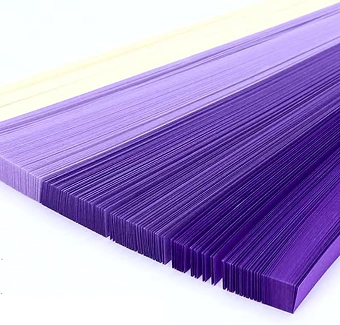 Star Folding Strip Colored Paper Star Handicrafts Folding (Purple Gradient (1350 sheets)