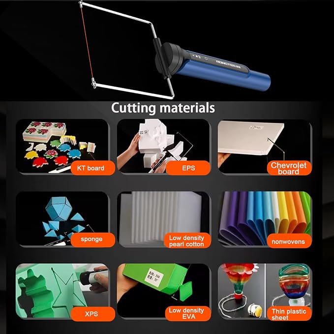 Hot Wire Foam Cutter Kit for Styrofoam with Case (Toolbox Blue)