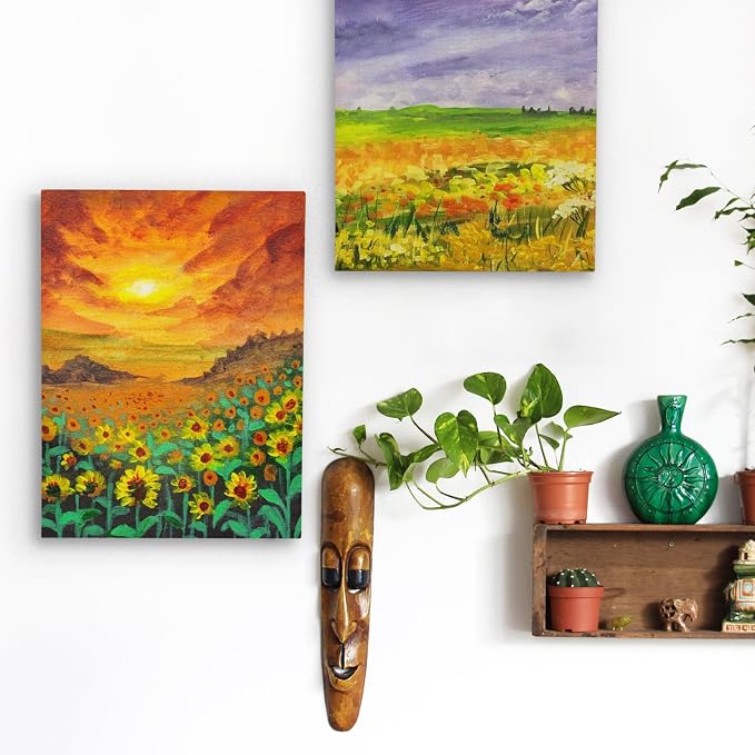 Falling in Art 2 Pack 16x20'' Unfinished Gallery Birch Wood Canvas Panels