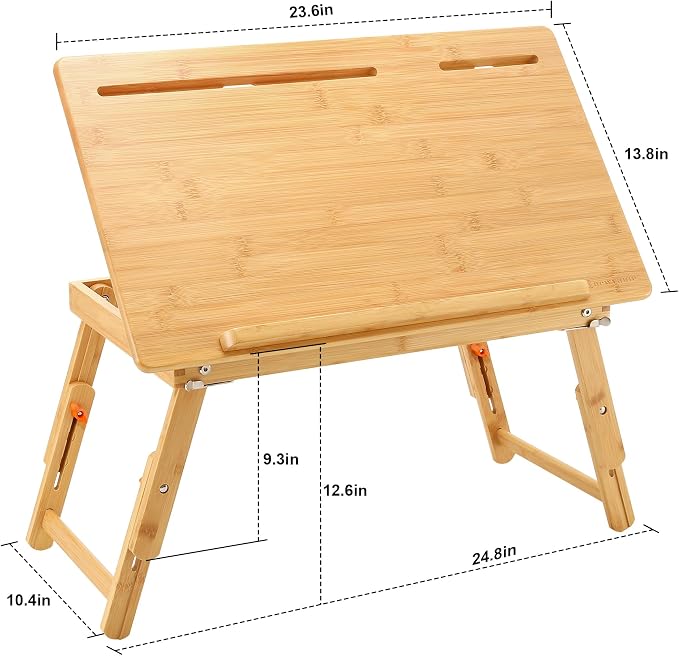 Nnewvante Foldable Lap Easel for Painting with Adjustable Height & Angle