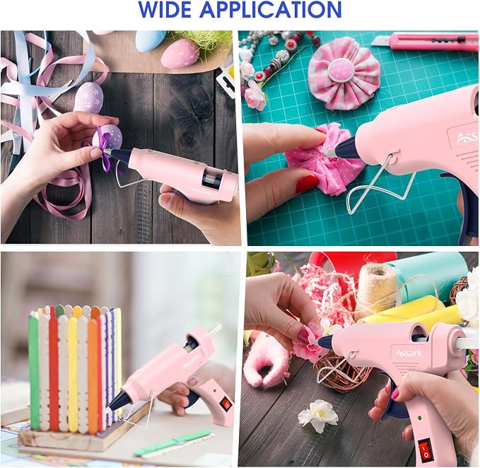 Assark 30W Mini Hot Glue Gun Kit with 30 Glue Sticks