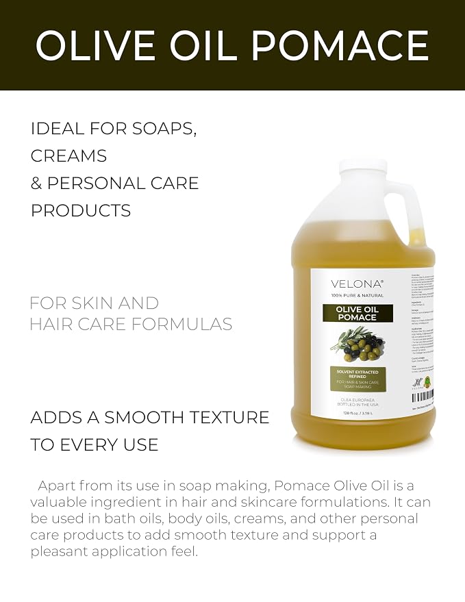 velona Olive Pomace Oil - 64 fl oz, Solvent Extracted, Refined