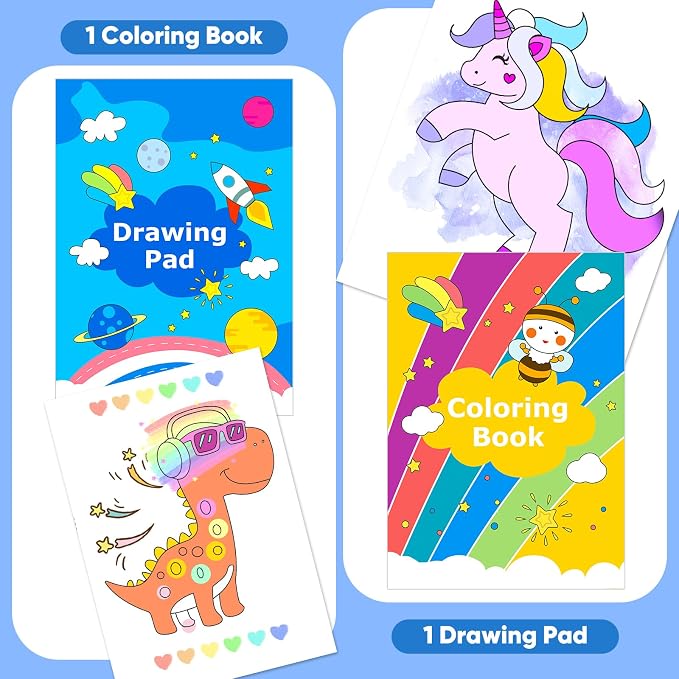iBayam Art Supplies, 149-Pack Drawing Kit Painting Art Set Art Kits Gifts | Arts and Crafts for Kids Girls Boys Adult Artist, with Coloring Book, Crayons, Pastels, Pencils, Watercolor Pens & Cakes