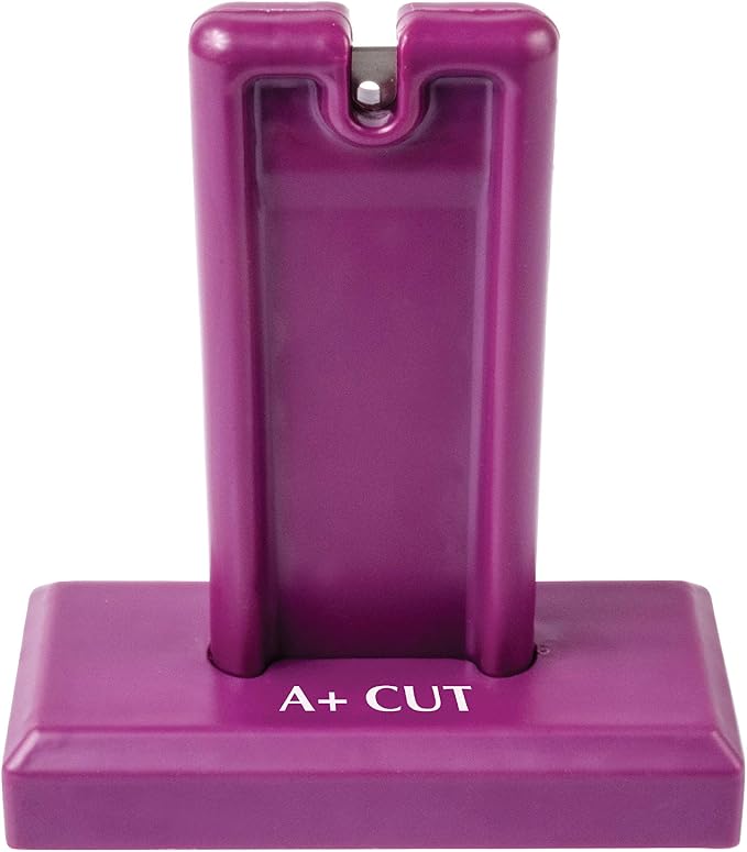 Ideaworks Upright Thread Cutter For Quilting, Sewing - Safe Snipper, 2.2" x 4.8" x 5.7", Purple, Standard