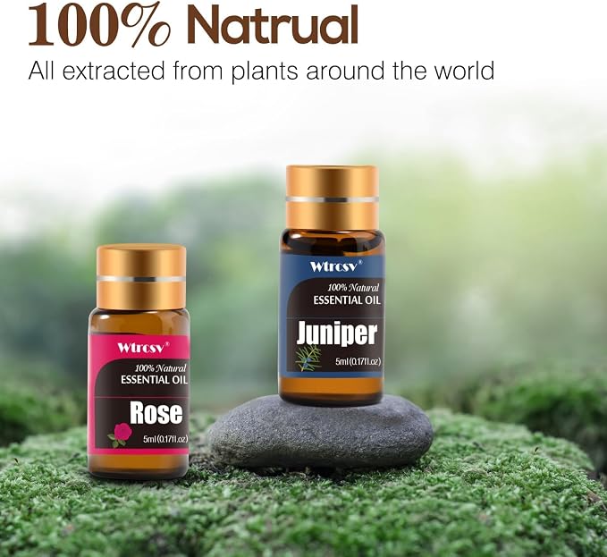Essential Oils Gifts Set - Diffuser Oil, 30 x 5ml | Perfect for Diffuser, Humidifier,Aromatherapy, Massage,Skin & Hair Care