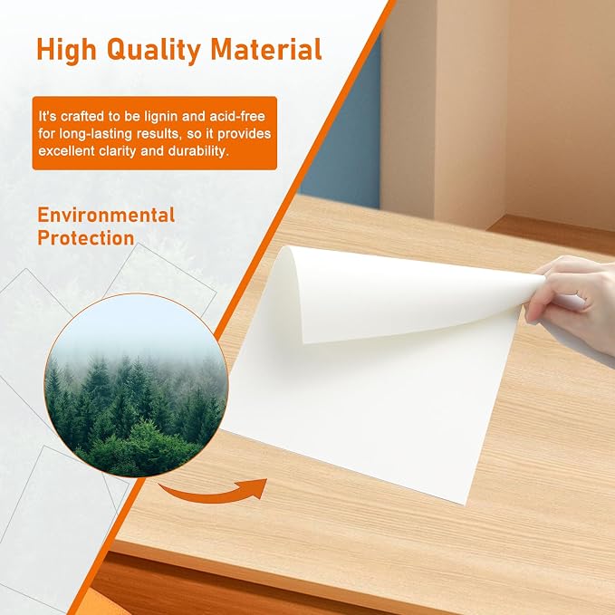 Guakicae 100 Sheets White Cardstock 8.5 x 11 Certificate Paper 110lb