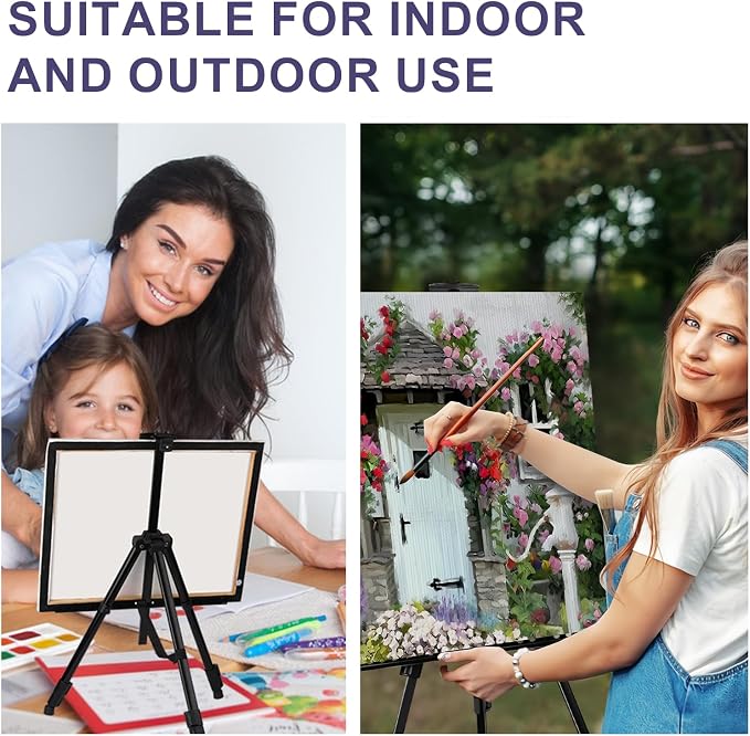 AROIC 4 Pack Painting Display Easel Stand Portable Adjustable