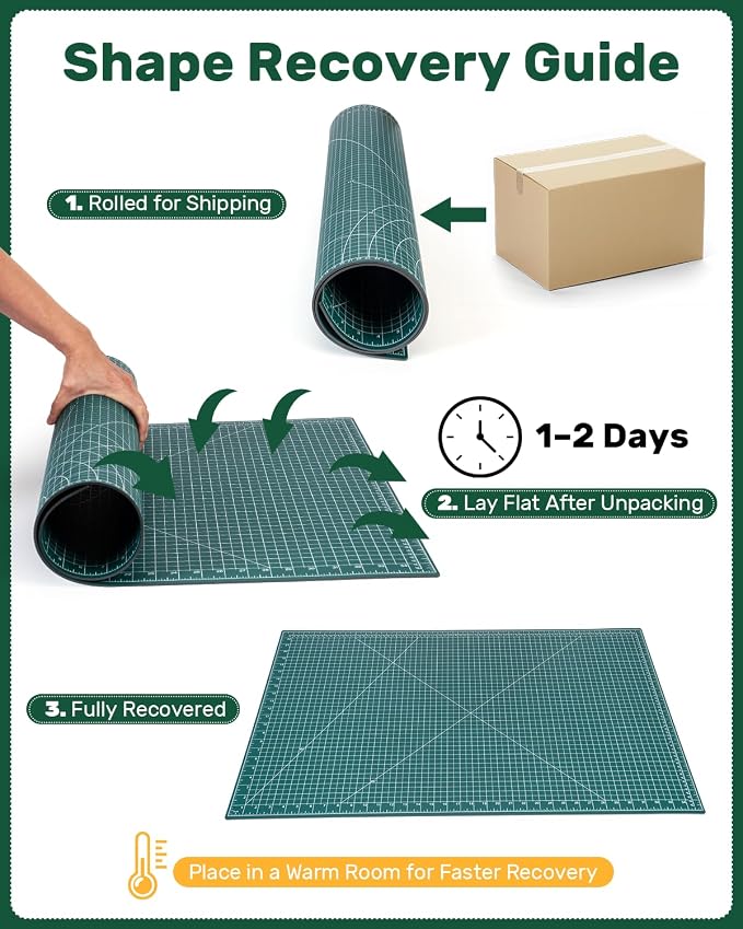 Self Healing Cutting Mat, 35" x 47", Double-Sided Rotary Cutting Mat for Sewing, Quilting, Scrapbooking & Craft, Large Craft Cutting Board for Hobby Use(A0)