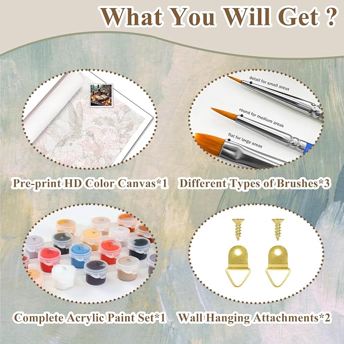 Paint by Numbers Kit for Adults Books, Paint by Number for Adults 16x20Inch