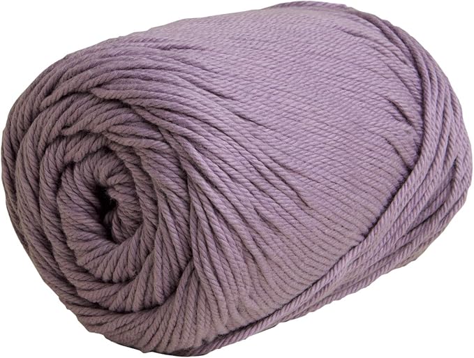 Knit Picks Dishie Purple Worsted Weight 100% Cotton Yarn for Crocheting
