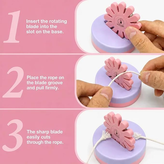 Sizobi Pink Magnetic Pin Holder with Thread Cutter, Blade Saver